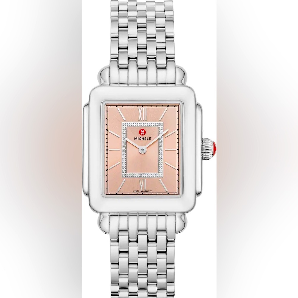 Brand New Women's Deco II Diamond Bracelet Watch, 20mm x 43mm - 0.11 ctw